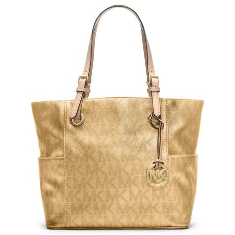 michael kors gold purse tassle|gold Michael Kors tote bag.